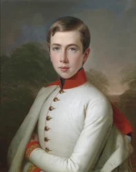 Erzherzog Karl Ludwig von Österreich (1833-1896) im Alter von 15 Jahren